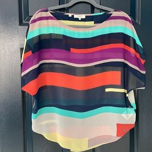 Vintage 90’s sheer color block top
